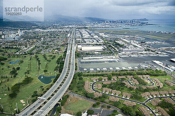 Überblick über den Flughafen Honolulu in Hawaii