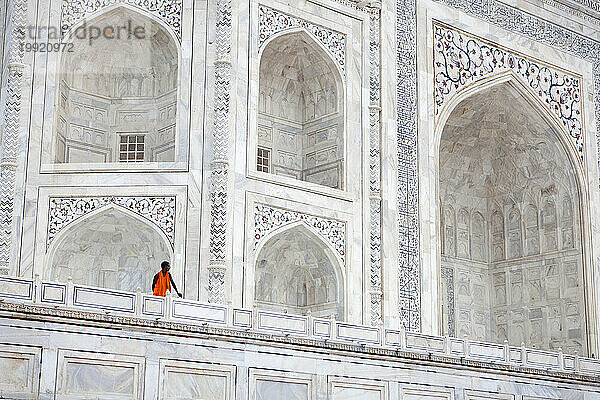 Taj Mahal  UNESCO-Weltkulturerbe  Agra  Uttar Pradesh  Indien