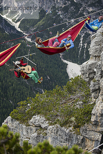 Monte Piana Hängemattenaktion 2014