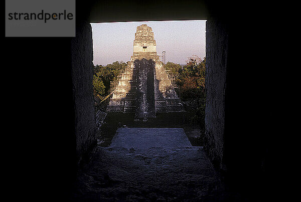 Maya-Ruinen in Tikal  Guatemala.