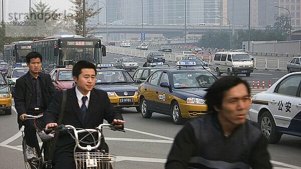Verkehr in Peking  China.