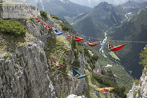 Monte Piana Hängemattenaktion 2014