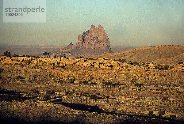 Shiprock im Nordwesten von New Mexico.