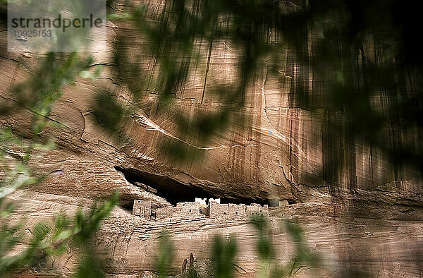 Höhlenwohnungen des Weißen Hauses im Canyon de Chelly