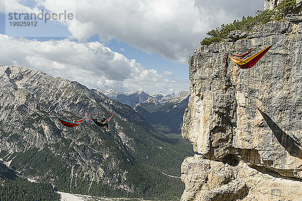 Monte Piana Hängemattenaktion 2014