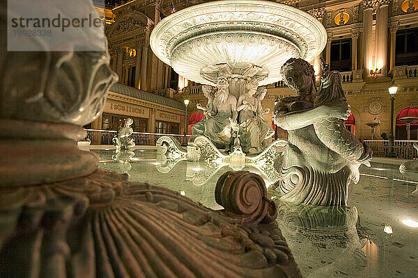 Brunnen im Pariser Casino in Las Vegas  Nevada.