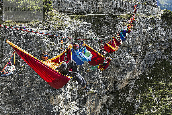 Monte Piana Hängemattenaktion 2014