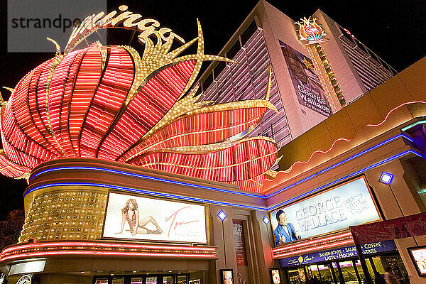 Bunte Lichter von Las Vegas  Nevada.