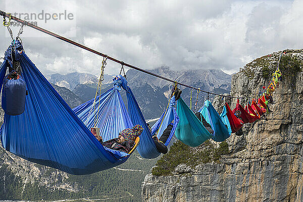 Monte Piana Hängemattensitzung