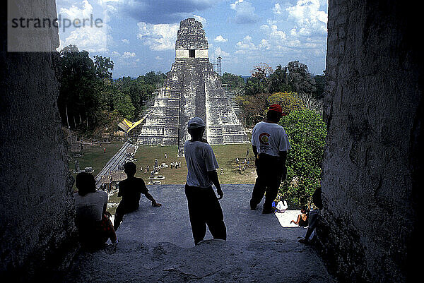 Maya-Ruinen in Tikal  Guatemala.