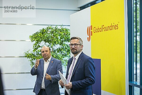 Fördermittelbescheid in Höhe von 5  4 Millionen Euro für Verbundprojekt an GlobalFoundries und seine Partner  Dresden  Sachsen  Deutschland  Europa