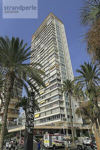 Wohnhochhäuser  Benidorm  Provinz Alicante  Spanien  Europa