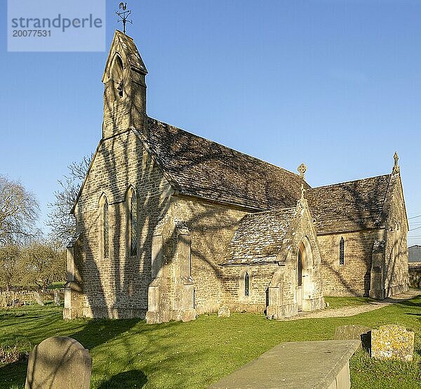 Dorfpfarrkirche St. Mary the Virgin  Lower Seagry  Wiltshire  England  UK