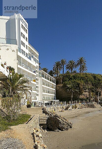 Hotel Balcón de Europa  Sandstrand Playa el Salon  Nerja  Andalusien  Spanien  Europa