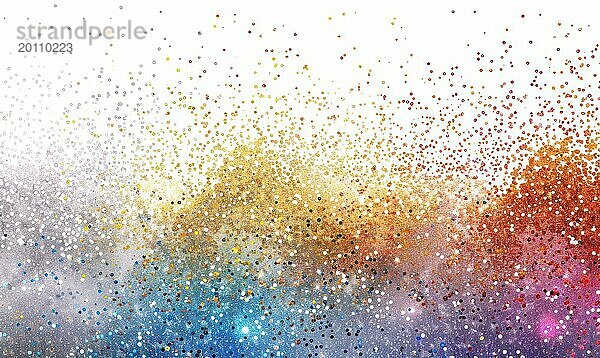 Bunte Glitzer Textur Hintergrund. Abstrakte mehrfarbige Bokeh AI generiert  KI generiert