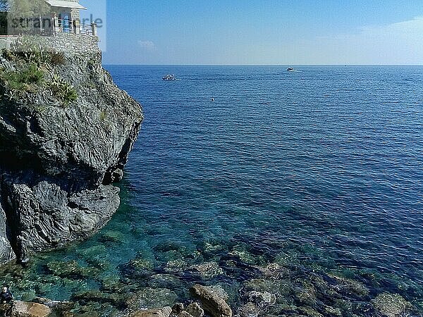 Bucht in Cinque Terre  Italien  Europa