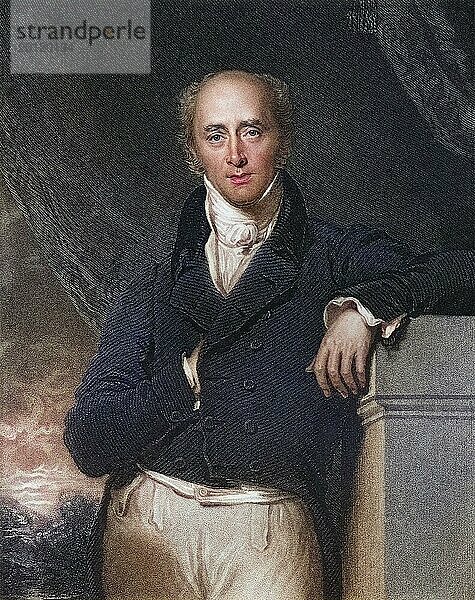 Charles Grey 2nd Earl Grey 1764 to 1845 englischer Prime Minister 1830 to 1834  Historisch  digital restaurierte Reproduktion von einer Vorlage aus dem 19. Jahrhundert  Record date not stated