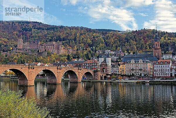 Heidelberg Panorama im Herbst