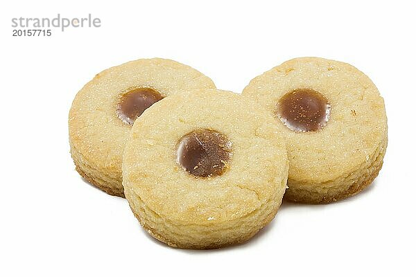 Shortbread mit Earl-Grey-Gelée  große Schärfentiefe