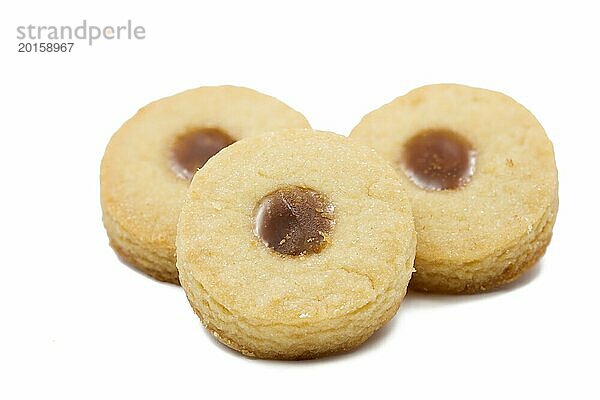 Shortbread mit Earl-Grey-Gelée  Aufnahme mit kleiner Schärfentiefe