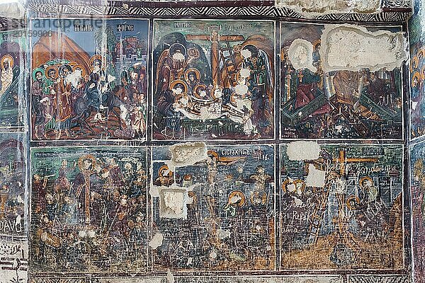 Griechisch orthodoxes Sumela Kloster  Fresken  Trabzon  Türkei  Asien