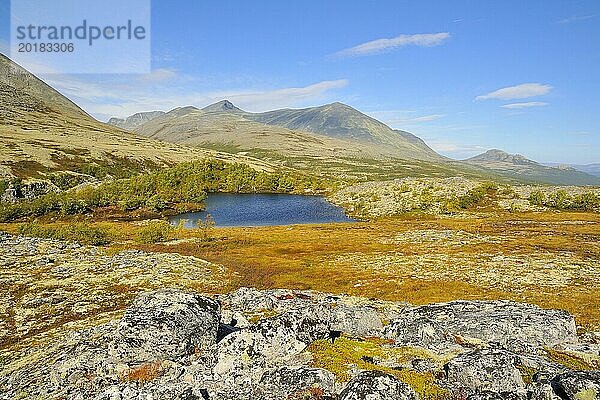 Rondane Nationalpark im Herbst. Norwegen Rondane National Park in the fall. (Norway)