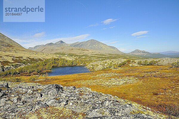 Rondane Nationalpark im Herbst. Norwegen Rondane National Park in the fall. (Norway)