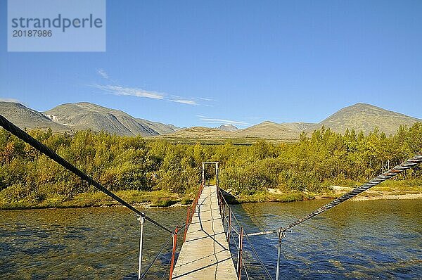 Rondane Nationalpark im Herbst. Norwegen Rondane National Park in the fall. (Norway)