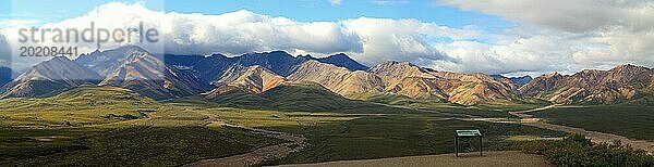 Panorama im Denali Nationalpark