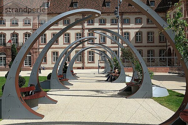 Laubengang am Pl. Du 2 Févier in Colmar