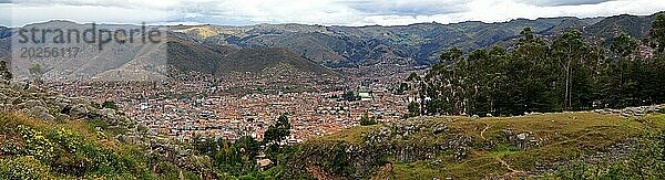 Stadtansicht von Cusco in Peru