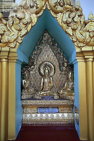 Sitzende Buddha-Statuen
