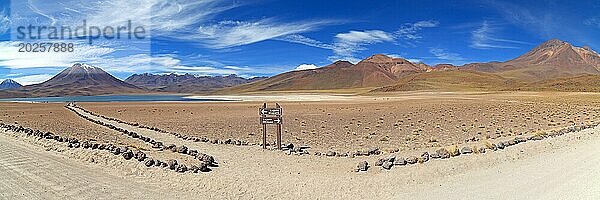 Laguna Miscanti in der Atacama Wüste in Chile