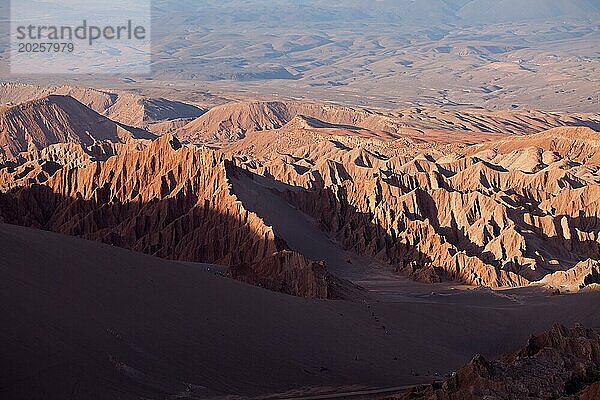 Valle de la Muerte in der Atacama Wüste in Chile