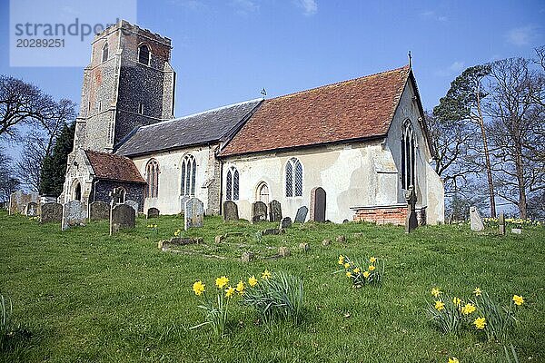 Kirche von St. Peter  Blaxhall  Suffolk  England  UK