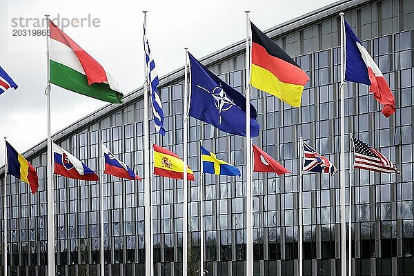 Symbolbild im Rahmen des Treffens der NATO-Aussenministerinnen und -Aussenminister. Brüssel  03.04.2024. Fotografiert im Auftrag des Auswärtigen Amtes