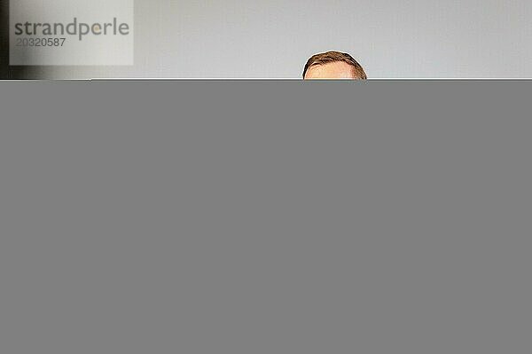 Boris Pistorius  Bundesverteidigungsminister  aufgenommen im Rahmen einer Pressekonferenz zur Strukturreform der Bundeswehr in Berlin  04.04.2024