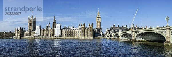 Palace of Westminster  Westminster Bridge  London  England  Großbritannien  Europa