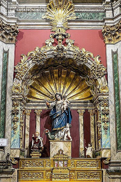 Virgen del Socorro  German Lopez Mejia  18. Jahrhundert  Kirche von San Ildefonso  Kirche der Jesuiten  Toledo  Kastilien La Mancha  Spanien  Europa