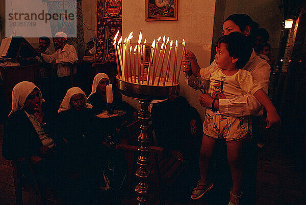 Eine Kirche im Westjordanland  Israel