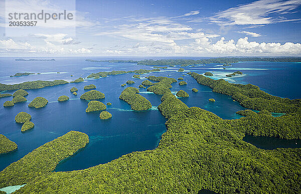 Inseln von Palau  Mikronesien  Palau