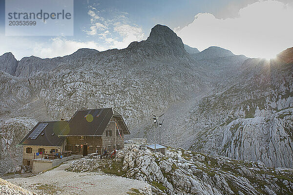 Berghütte im Nationalpark Triglav  Slowenien