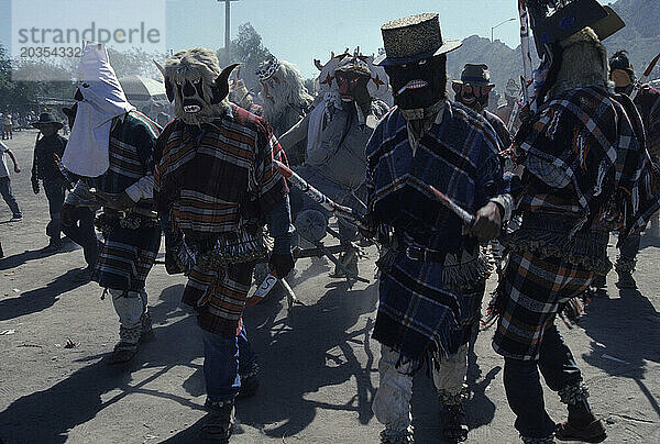 Yaqui-Indianer treten auf  Hermosillo  Mexiko.