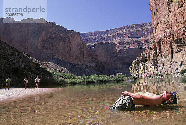 Entspannen im Grand Canyon  Arizona  USA