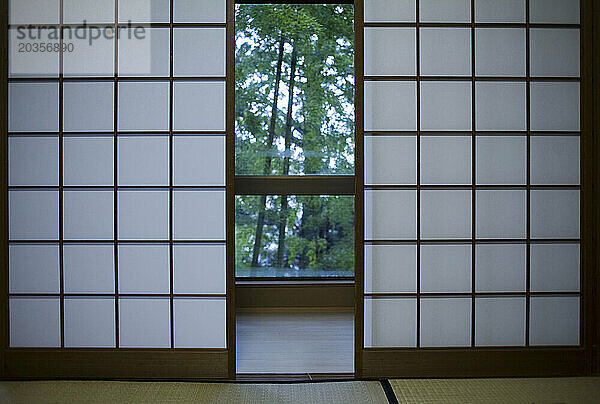 Traditionelles japanisches Zimmer in Japan