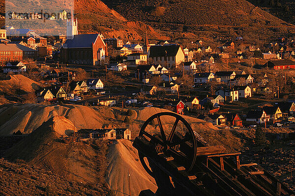 Historische Bergbaustadt  Nevada  USA.