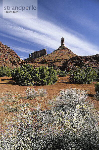 Castleton Tower  Pfarrhaus  Castle Valley  Utah  USA