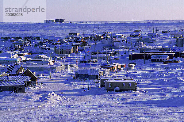 Übersicht über Iglulik  Nunavut  Kanada