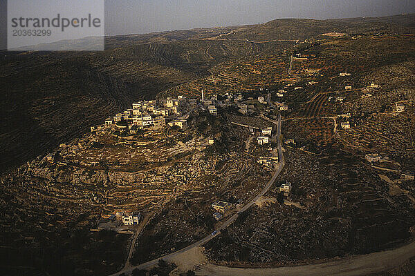 Siedlung im Westjordanland  Israel.