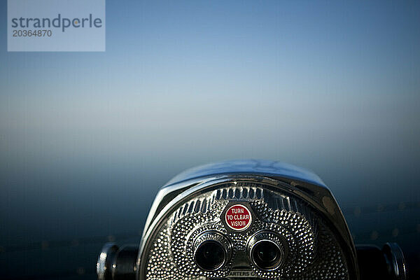 Wenden Sie sich an das Clear Vision-Zielfernrohr  Split Rock Lighthouse State Park  Nordufer des Lake Superior  Minnesota.